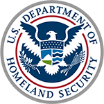 United States Department of Homeland Security logo greyscale