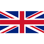United Kingdom flag greyscale