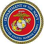 United States Marine Corps logo greyscale