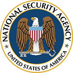 National Security Agency logo greyscale