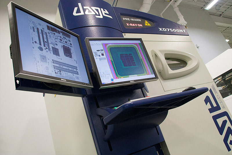 Circuit card x-ray inspection machine