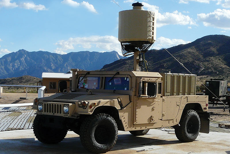 LCMR mounted on military vehicle