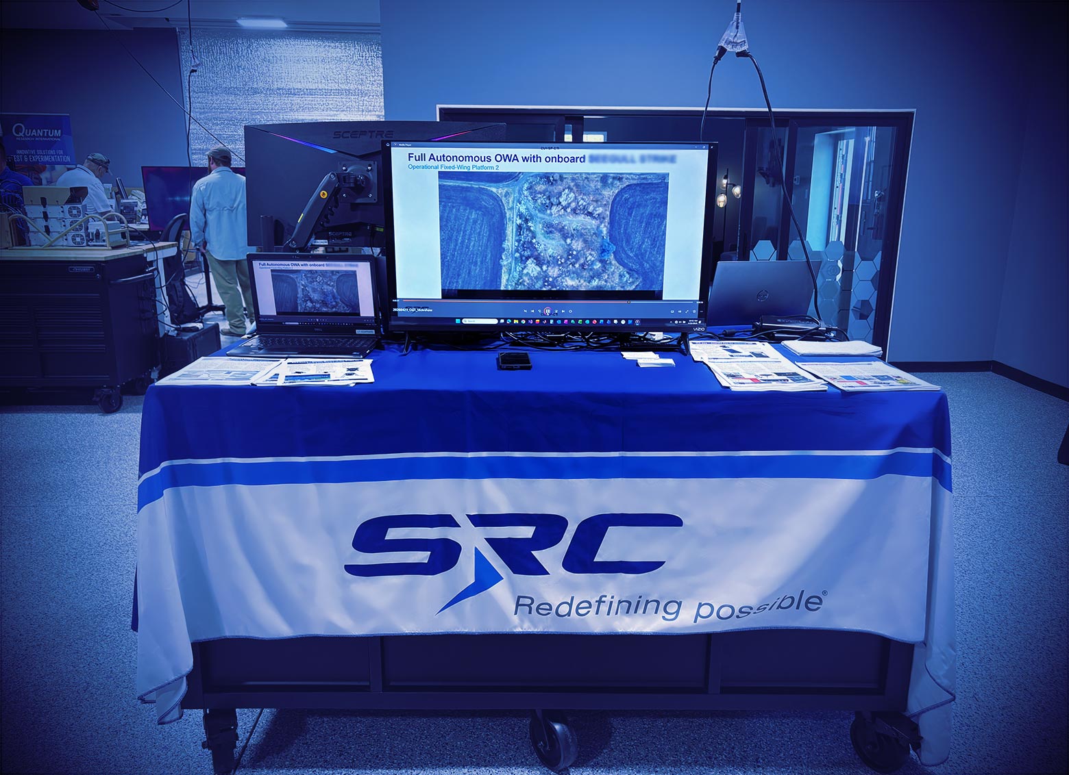 SRC booth at TechID Day