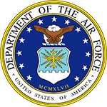 United States Air Force logo greyscale