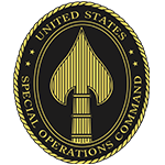 United States Special Operations Command logo greyscale